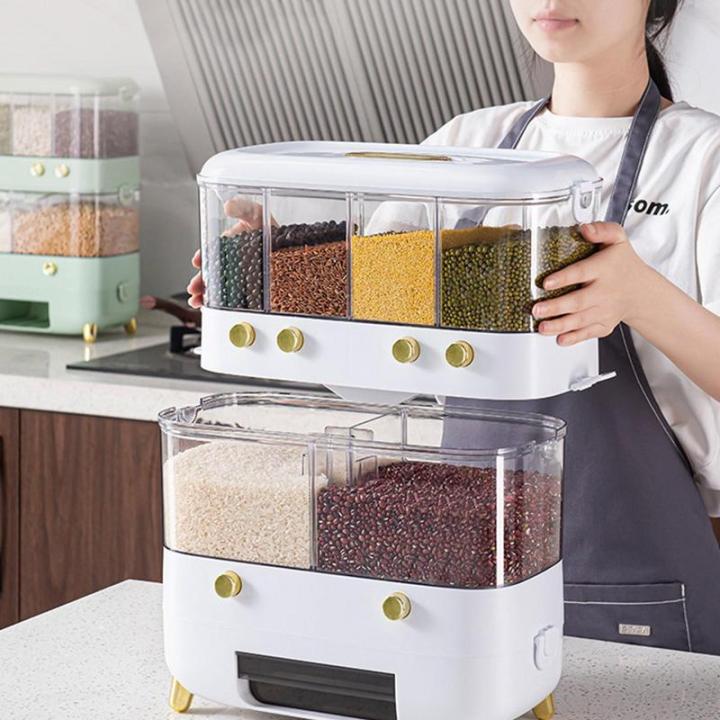 Grain%20Dispenser%20Grid%20Food%20Dispenser%20Rice%20Container%20Bulk%20Food%20Storage%20Grain%20Canisters%20Moisture%20Proof/Airtight%20Dry%20Food%20Storage%20-%20Image%207