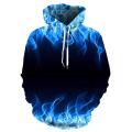 Colorful Flame Hoodie 3d Sweatshirt Men/Women Hooded Autumn And Winter Coat mens Clothing funny Jacket black Hoodies. 