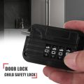 Upgraded Password Child Safety Lock Fridge Door Cabinet Locks -Black. 