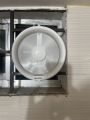 National Deluxe Heavy Duty Round Glass Window Exhaust Fan 6 Inch. 