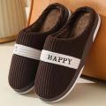 Fashionable Winter Room Slippers Cartoon Cat Indoor Non-slip Soft Couple Floor Shoes.. 