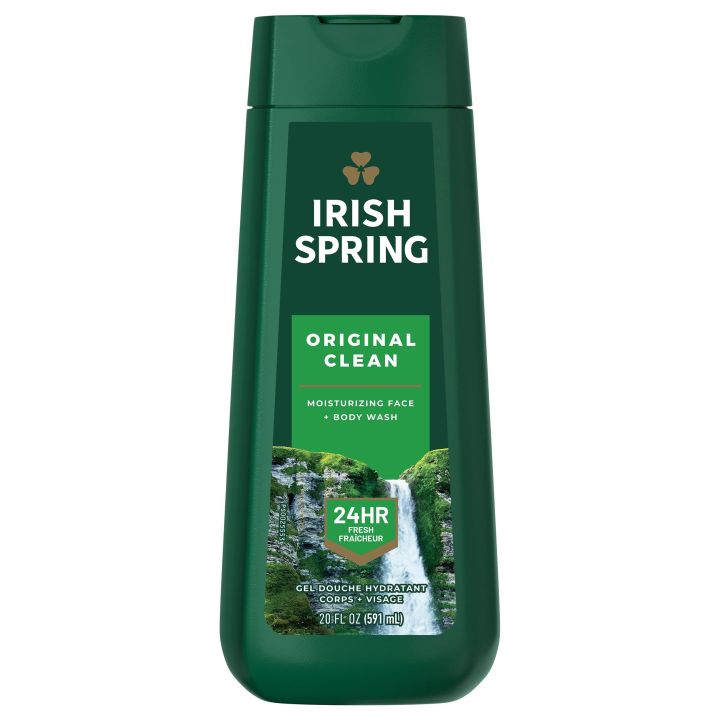 International Thailand product Skin care Irish Spring clean shower gel used for male female - 591 ml
