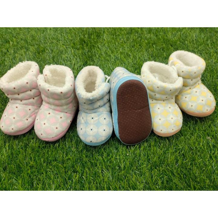 Newborn Baby Girls Boys Soft Booties Snow Boots Infant Toddler Newborn Warming Shoes