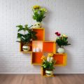 L-Shaped Wall Shelf - Waterproof Self-Adhesive Decorative Shelf for Home Storage. 