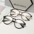 High-quality large frame glasses Myopia Glasses Women Men Nearsighted Eyewear Anti blue light Glasses with Diopters Minus -1.0.