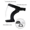 PM2.5 Activated Carbon Filters For Transparent Protective Full Face Shield Windproof Dustproof Mask Anti-splash Safety Glasses.
