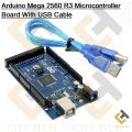 Arduino Mega 2560 R3 Microcontroller Board With USB Cable. 
