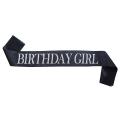Birthday girl Sash Black.