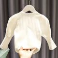 Girls autumn wing denim bib pants bib pants pink bib jeans foreign jeans E17. 