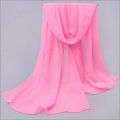 Female Stylish Premium Chiffon Georgette Hijab, Orna, Scarf For Woman - Hijab Collection - Hijab Collection - Niqab. 