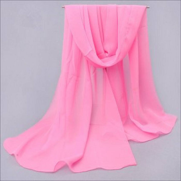 Female Stylish Premium Chiffon Georgette Hijab, Orna, Scarf For Woman - Hijab Collection - Hijab Collection - Niqab