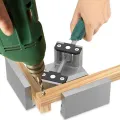 Aluminum Single Handle 90 Degree Right Angle Clamp Angle Clamp Woodworking Frame Clip Right Angle Folder Tool 1PC. 