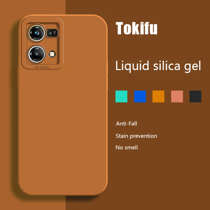 Tokifu%20For%20OPPO%20F21s%20Pro%204G%20Back%20Cover%20The%20New%20Liquid%20Silicone%20Angel%20Eyes%20Phone%20Case%20Full%20Anti-fall%20Shockproof%20Casing%20-%20Image%202
