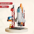 DIY Spacecraft Building Block Toys Aerospace Lanch Center Model Puzzle Set Brick Toys for Children Boys Christmas Gift Luhuai CVC. 