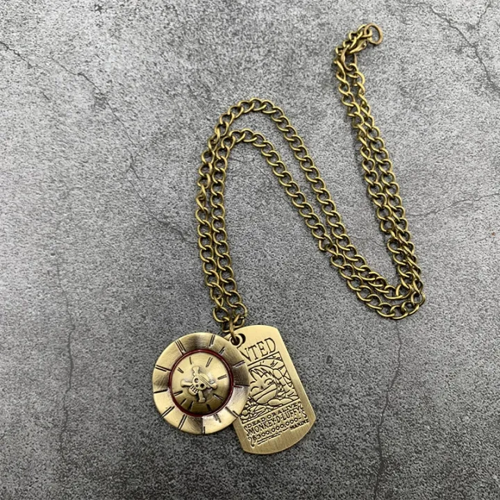 New%20Anime%20One%20Piece%20Metal%20Keychain%20Choker%20Necklace%20Luffy%20Ace%20Straw%20Hat%20Pendant%20Men%20Women%20Gift%20Anime%20Accessories%20Wholesale%20-%20Image%203