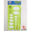 Ellipse Ruler E-606 Technical Ruler, Ellipse Template Ruler. 