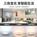 Ultra thin LED tube acrylic side luminous flat panel segmented variable light, three color ceiling hole light. 