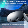 VRG Pro X7 3D VR Headset Smart Virtual Reality Glasses for 5-7 inch.