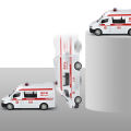 【GlobalGlamour】Children Ambulance imulation Car Model Educational Toy Gift.