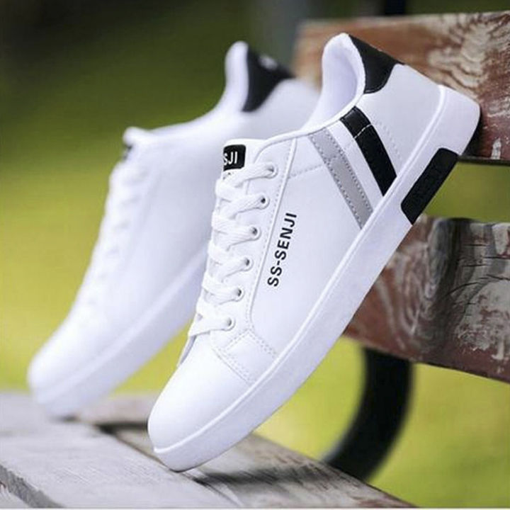 Running%20Sneakers%20White%20Color%20Casual%20Lace-up%20Shoes%20Winter%20and%20Summer%20Men's%20Shoes%20-%20Image%203