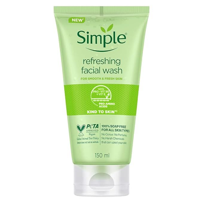 Simple Kind To Skin Refreshing Facial Wash Gel - 150ml