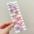 10/20pcs Cute Colorful Cartoon Hair Bands Children Animal Flower Elastic Hair Ties Ponytail Holder Scrunchie Hair Accessories.