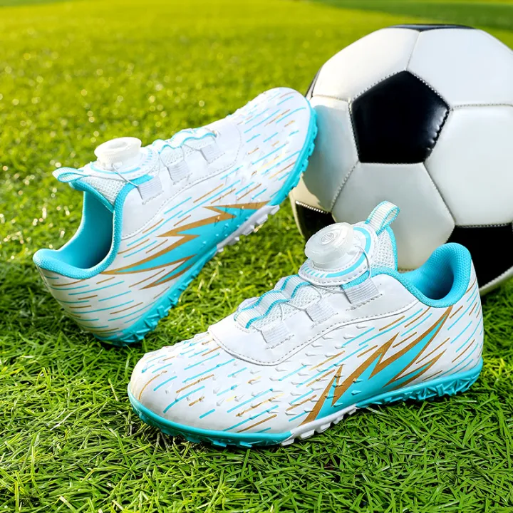 Rotating%20Button%20Velcro%20No-Tie%20Macy%20Children's%20Football%20Shoes%20Training%20ShoesTFBroken%20Nail%20Boys%20and%20Girls%20Students%20-%20Image%204