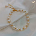 Baroque Natural Pearl Bracelet For Woman Bracelet Fashion Lady Temperament Bracelet Jewelry South Korea.