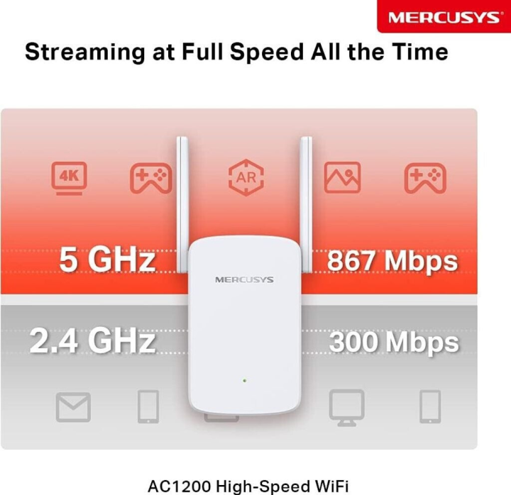 MERCUSYS%20ME30%20AC1200%20Mbps%20%20IEEE%20802.11a/n/ac%205%20GHz,%20IEEE%20802.11b/g/n%202.4%20GHz%20Dual-Band%20Mesh%20Wireless%20Range%20Extender%20Free%20delivery%20-%20Image%202