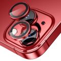 For Apple iPhone 13 Red mini WSKEN Metal Anti Scratch Camera Lens Screen Protector.