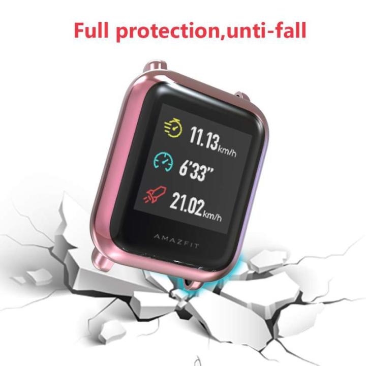 %5Bautismaut%5D%20Applicable%20to%20Huami%20Amazfit%20GTS2%20mini%20pro%20Universal%20All-Inclusive%20Case%20TPU%20Electroplated%20Soft%20Shell%20-%20Image%203