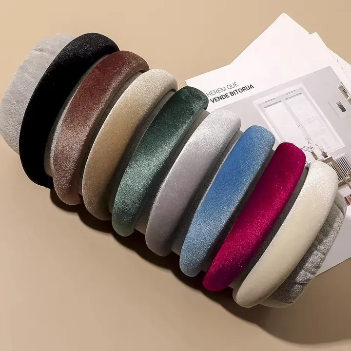 Korean%20version%20of%20the%20autumn%20and%20winter%20new%20solid%20color%20velvet%20headband%20female%20show%20face%20small%20wide-brimmed%20plush%20headband%20high%20skull%20sponge%20headband%20girl%20-%20Image%203