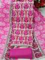 New Joypuri Ari Unstitched Fashionable Stylish Gorgeous Three Piece Set For Women Clothing Salwar Kamiz { 3 Piece }. 