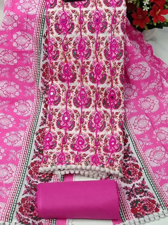 New%20Joypuri%20Ari%20Unstitched%20Fashionable%20Stylish%20Gorgeous%20Three%20Piece%20Set%20For%20Women%20Clothing%20Salwar%20Kamiz%20%7B%203%20Piece%20%7D%20-%20Image%202