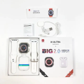 I8 Ultra Smart Watch 2.02" HD Screen Bluetooth Calls Waterproof Sports Smartwatch with TWS Earphones.