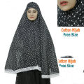 Cotton Prayer Hijab Best Quality Full Good Stitching For Women 01 Pcs.