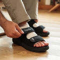 FitVille Men's Sandals Widened Mens Casual Shoes Velcro Lightweight for Plantar Fasciitis Arch Support Relief Pain. 