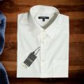 Men's, Poly cotton regular-fit perfect white solid-colour short-sleeve formal shirt. Preferble - Low Hassle and Maintanance.