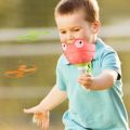 Spinning Discs For Kids Double Player Fidget Flying Spinner Disc Launching Outside Toys Parent-Child Interaction Outdoor Toy.