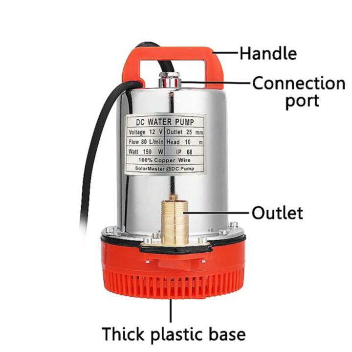 DC%20Water%20Pump%2012V%20160W/180W%20Solar%20power%20Submersible%20Water%20Pump%20Bottom%20Suction%2012V%20160W/180W%20Solar%20power%20Submersible%20Water%20Pump%201"%20Outlet%20-%20Image%204