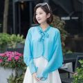 Women's summer cape shawl solid color chiffon ruffle black and white thread shawl sun protective clothing.