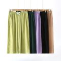 Summer Breeze: Viscose Fiber Women's Shorts & Capris Set. 