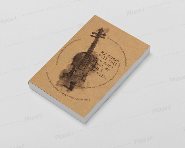 Papertree%20Vintage%20A5%20Notebook%20Drawing%20Sketchpad%20My%20Music%20Will%20Tell%20-%20Image%206