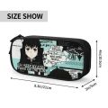 Custom Muichiro Tokito Demon Slayer Kawaii Pencil Case Girl Boy Large Capacity Kimetsu No Yaiba Pencil Pouch Student School.