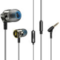 QKZ DM7 Zinc Alloy In Ear Wired Earphones with Mic. 
