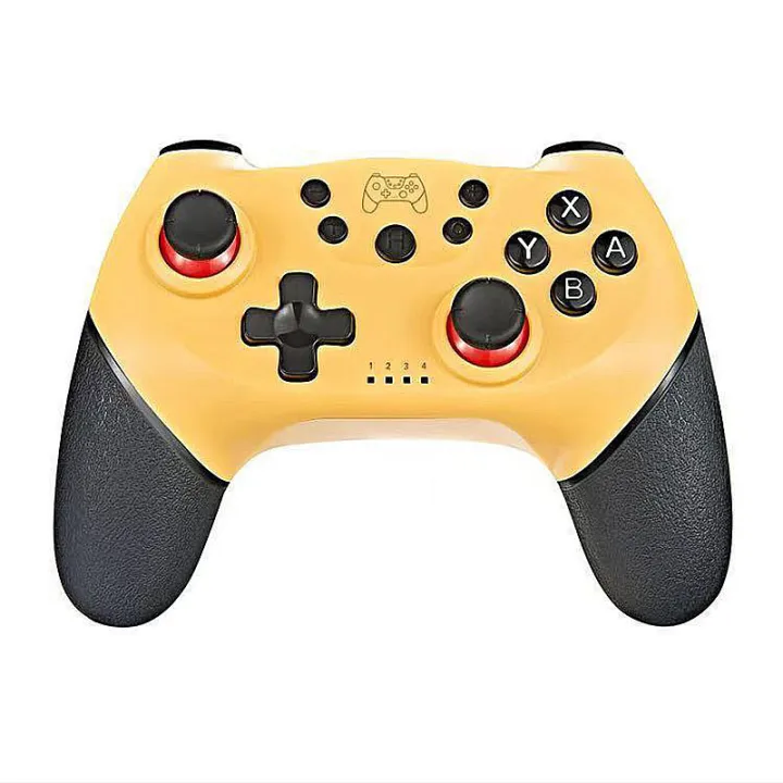 Wireless%20bluetooth%20Gamepad%20with%20Six%20Axis%20Dual%20Motor%20Vibration%20Gyro%20Axis%20Game%20Controller%20for%20Switch-Green%20-%20Image%202
