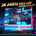 TITAN ARMY 27 inch 2K MINI LED game display 240HZ high refresh rate sub monitor 0.5ms (GTG) response HDR1000 FAST IPS screen. 