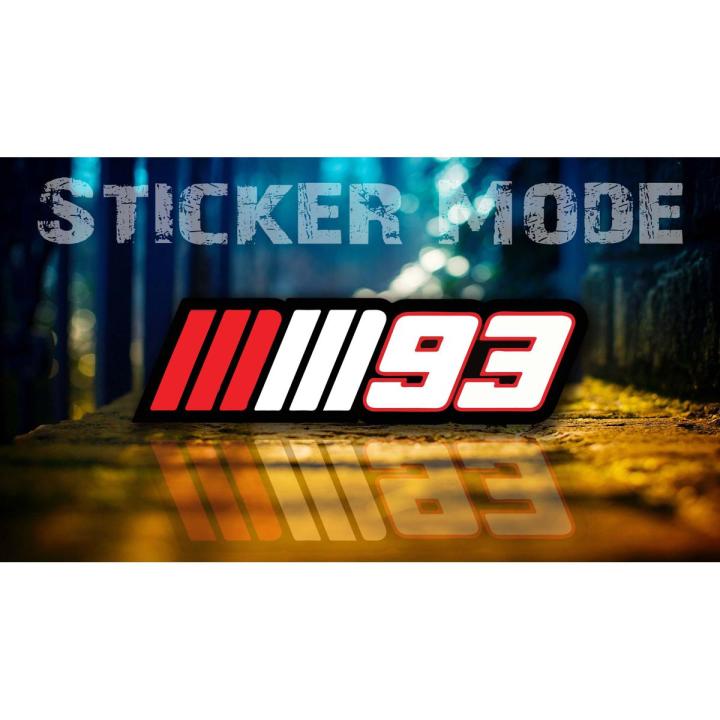 Sticker For Bike | MM93 Branding | Best Quality Sticker For Bike Decal ...