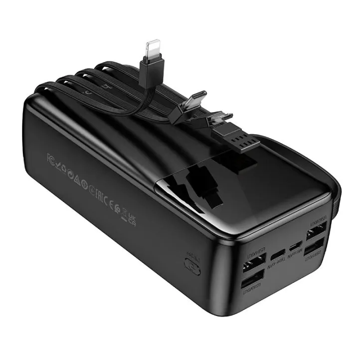 Hoco%20MMJ-13%20Intelligence%20Balance%2030000mAh%20Power%20Bank%20with%20Built%20in%204%20Cables%20-%20Black%20-%20Image%203