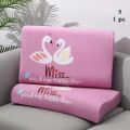 Washable Pillowcase For Latex Pillow 30x50cm/40x60cm Adult Children Latex Pillow Case Cover Nordic Printed Sleeping Pillow Cover.